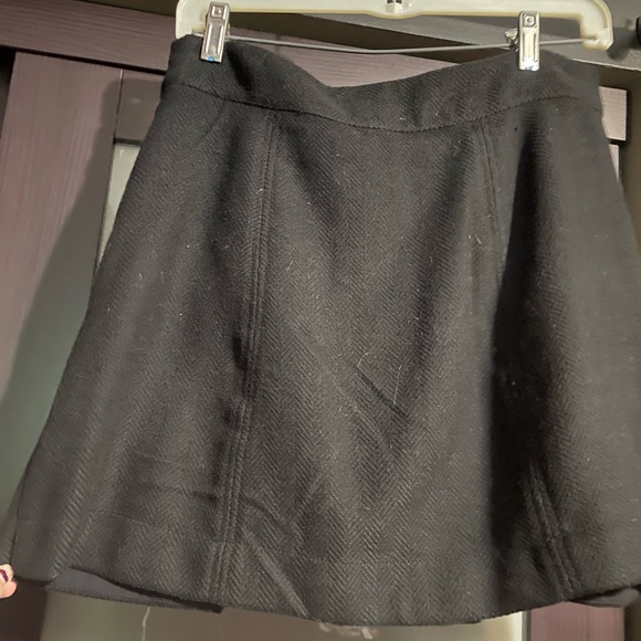 Free People Black Textured Skirt - Picture 2 of 3